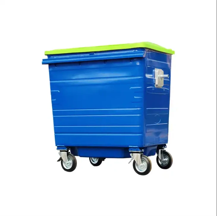 Galvanized Trash Barrels