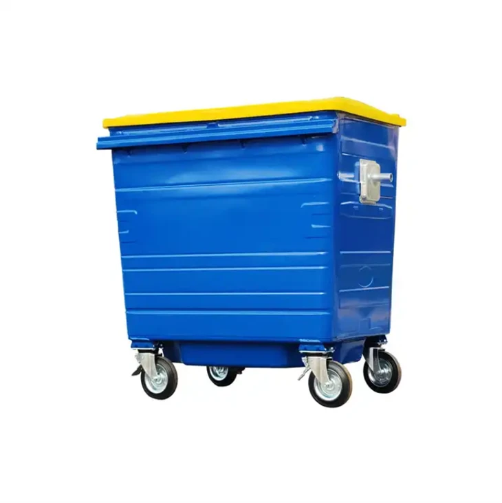 Galvanized Trash Barrels