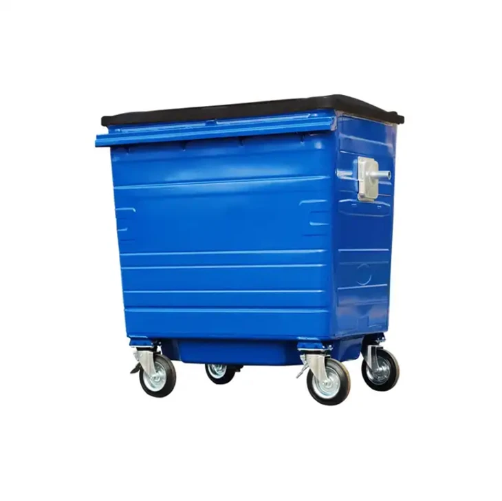 Galvanized Trash Barrels